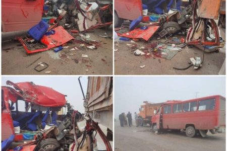 جزییات تصادف مرگبار “سرویس مدرسه”/ علت حادثه؛ برخورد کامیون با مینی‌بوس