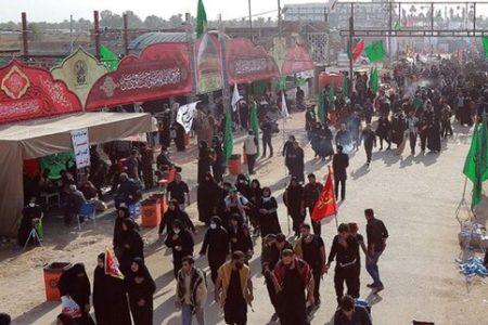 توزیع روزانه ۱۰ هزار پرس غذای گرم در موکب اوقاف در مرز خسروی