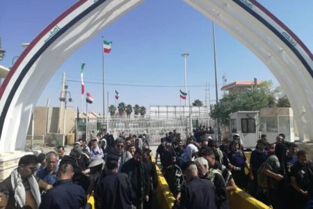 عبور زائرین اربعین از مرز خسروی به جریان افتاد